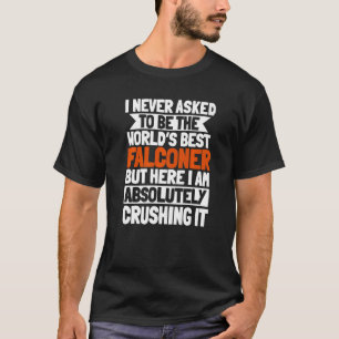 Camiseta Falcão Falcão Jogo Caça Melhor Caçador do Mundo