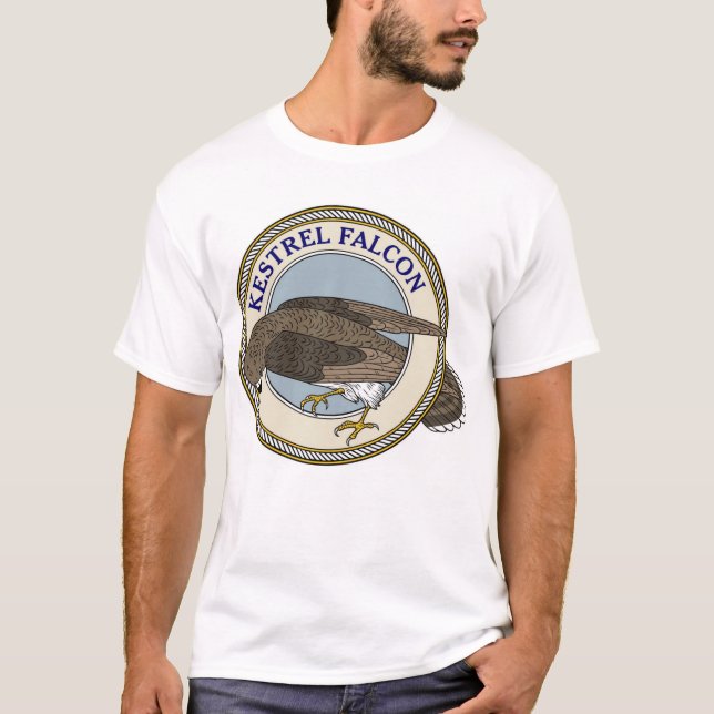 Camiseta Falcão-m do Kestrel (Frente)