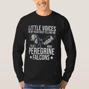 Camiseta Falcão Pássaro-do-Falcão Observando Falcão Peregri