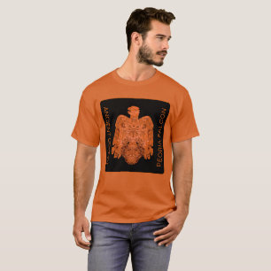 Camiseta Falcão Peoria de Cobre Antigo Restaurado