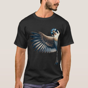 Camiseta Falcão Peregrino Com Óculos De Sol Engraçado Diga