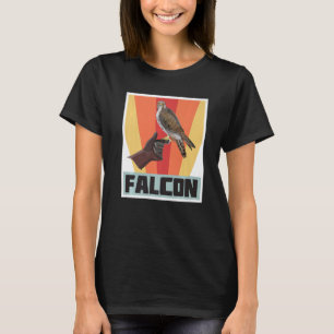 Camiseta Falcão Retro Vintage Falcão com Falcão e Águia