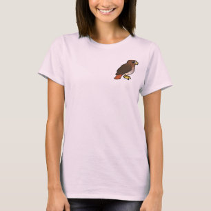Camiseta falcão Vermelho-atado