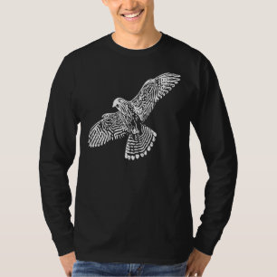 Camiseta Falcão Vintage Sweet Elegante Em Voo