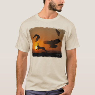 Camiseta Falcões de Harris Caçando