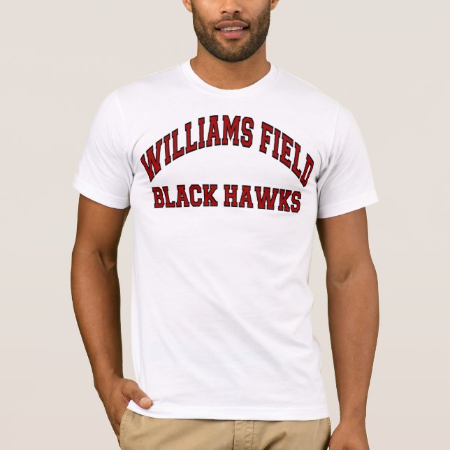 Camiseta Falcões do preto do campo de Williams (Frente)