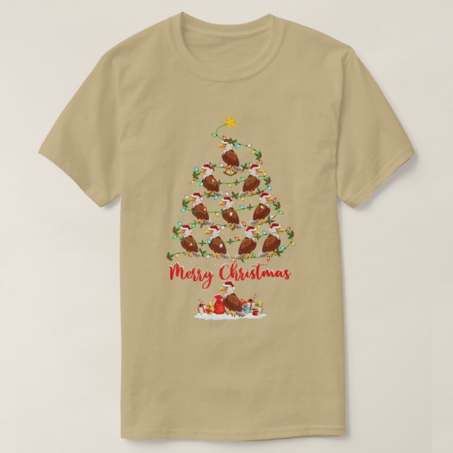 Camiseta Falcon Bird Lover Xmas Correspondente Papais noeis (Frente do Design)