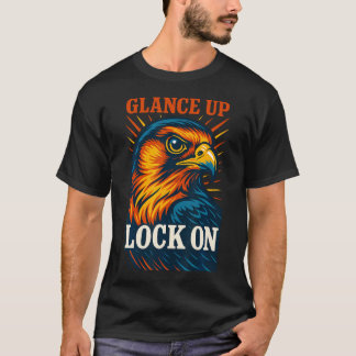 Camiseta Falcon Glance Up Lock On Falconry Enthusiast Desig