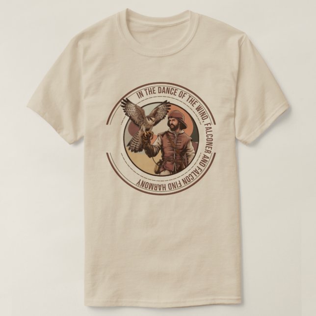 Camiseta Falconer e Falcon (Frente do Design)