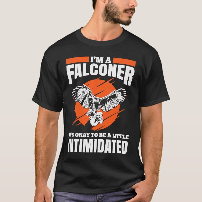 Camiseta Falconer Falcon Hunter Falconer Tracker Duck Hunte (Frente)