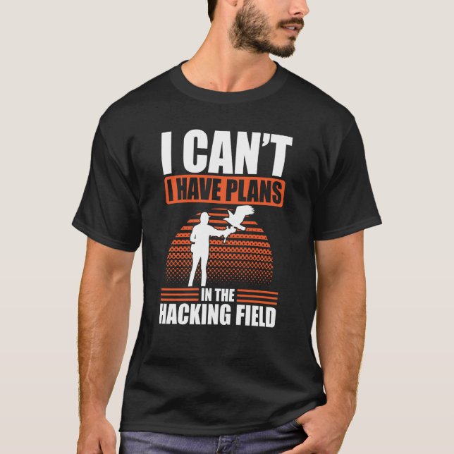 Camiseta Falconer Falcon Hunter Falconer Tracker Duck Hunte (Frente)