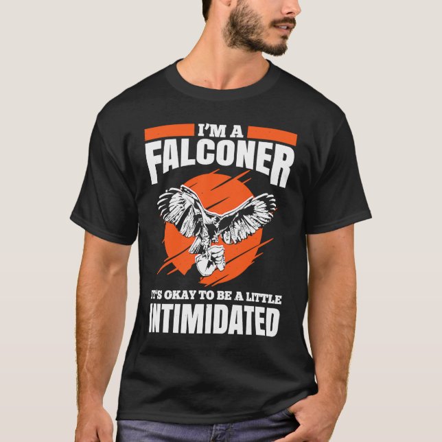 Camiseta Falconer Falcon Hunter Falconer Tracker Duck Hunte (Frente)
