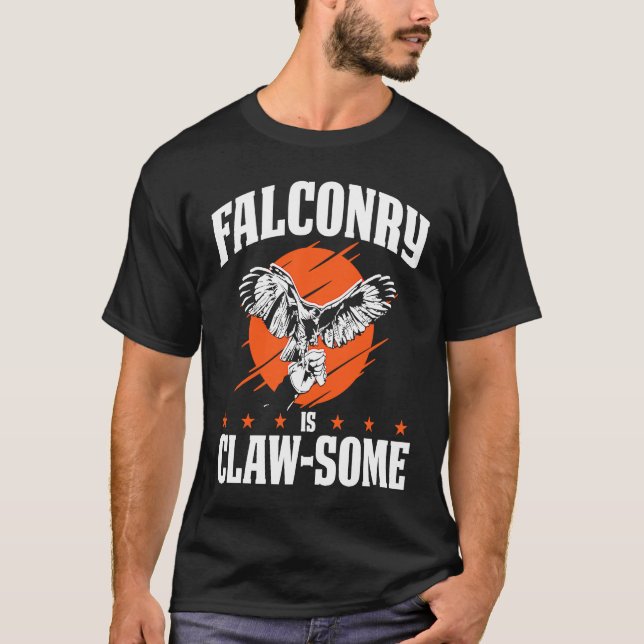 Camiseta Falconer Falcon Hunter Falconer Tracker Duck Hunte (Frente)