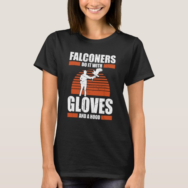 Camiseta Falconer Falcon Hunter Falconer Tracker Duck Hunte (Frente)