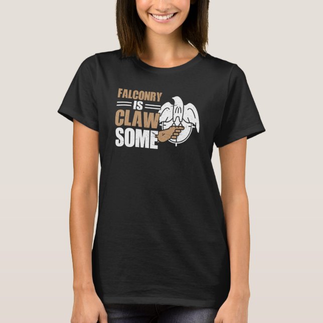 Camiseta Falconry é CLAWsome (Frente)