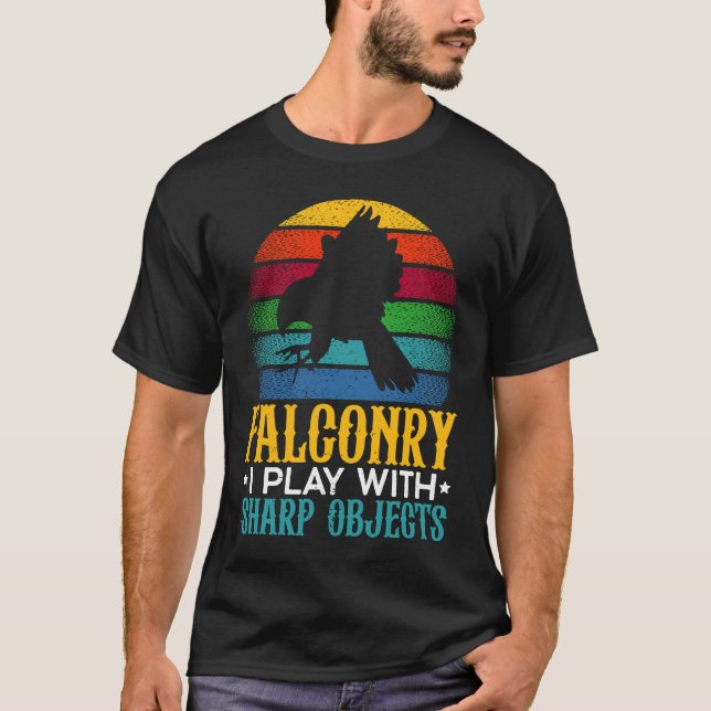 Camiseta Falconry Falconing Bird  Ornithology Falcon (Frente)