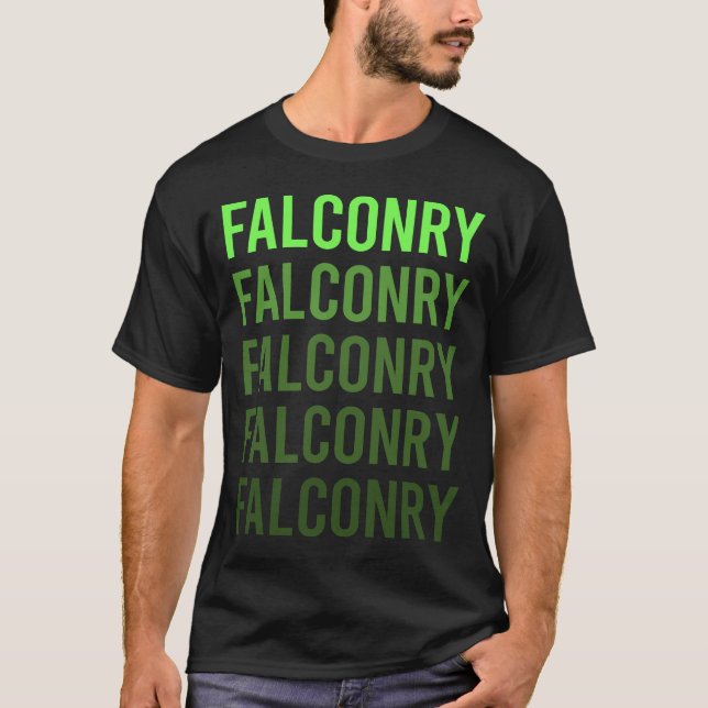 Camiseta Falconry Gradient Branco (Frente)