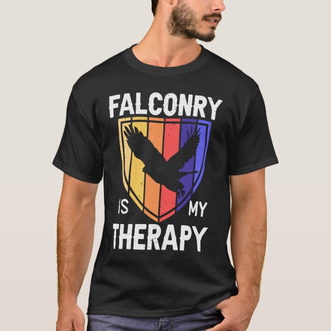 Camiseta Falconry Is My Therapy Bird  Falconry Falcon (Frente)