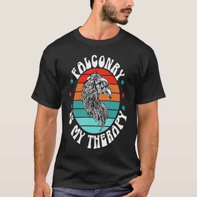 Camiseta Falconry Is My Therapy Bird  Falconry Falcon  1 (Frente)
