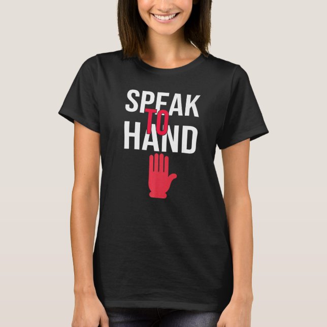 Camiseta Fale à Mão para a Introdução (Frente)