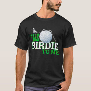 Camiseta Fale Birdie Comigo Engraçado Golf Gear por Piada P