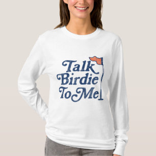Camiseta Fale Birdie Comigo Golf Engraçado
