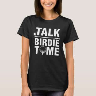 Camiseta Fale Birdie Comigo Jogador De Golfe