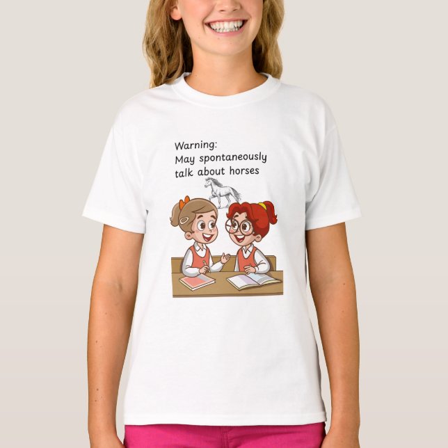 Camiseta Fale cavalo fala (Frente)