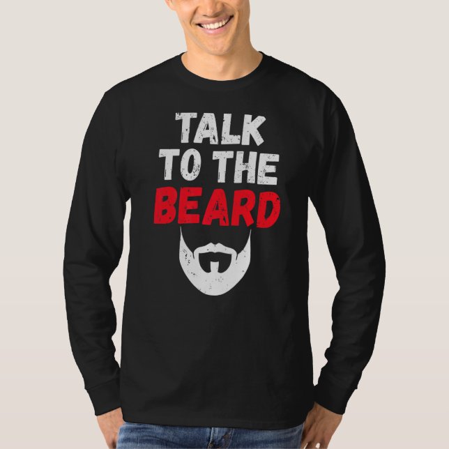 Camiseta Fale Com A Barba Viking Bearded Men (Frente)