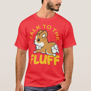 Camiseta Fale Com A Flores, Engraçados Dons De Corgi, Senho