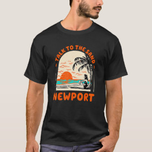 Camiseta Fale Com A Ilha Sand Newport Beach Rhode