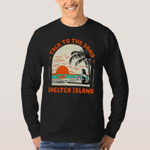 Camiseta Fale Com A Ilha Sand Shelter Beach, Nova York Oce