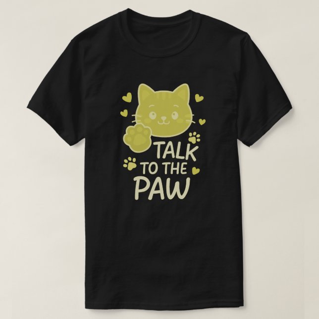 Camiseta Fale com a pata (Frente do Design)