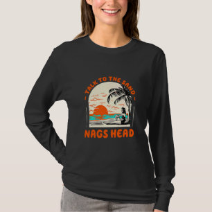 Camiseta Fale Com A Sand Nags Head Beach North Carolina Oc