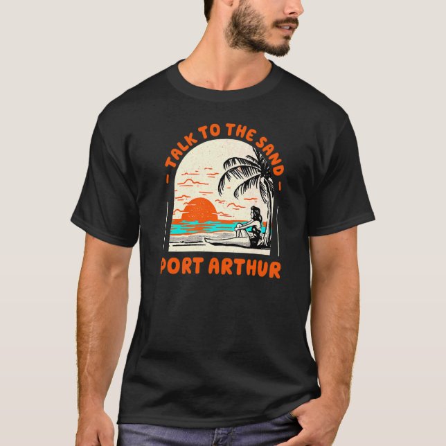Camiseta Fale Com A Soma Do Oceano Oceano Arthur Beach Beac (Frente)