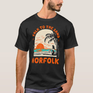 Camiseta Fale Com A Soma Do Oceano Virgínia Norfolk Beach