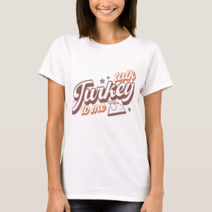Camiseta Fale Com A Turquia Para Mim Típica Engraçada Ação 