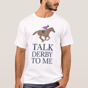 Camiseta Fale Com Derby Para Mim - Corrida Epsom Horse