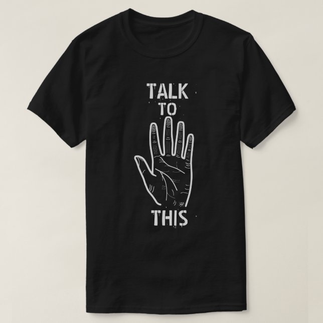 Camiseta Fale com isso! (Frente do Design)