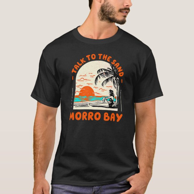 Camiseta Fale Com O Mar Morro Bay Beach Ocean California (Frente)
