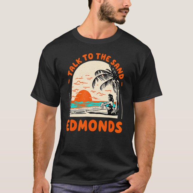 Camiseta Fale Com O Sand Edmonds Beach Washington Ocean Su (Frente)