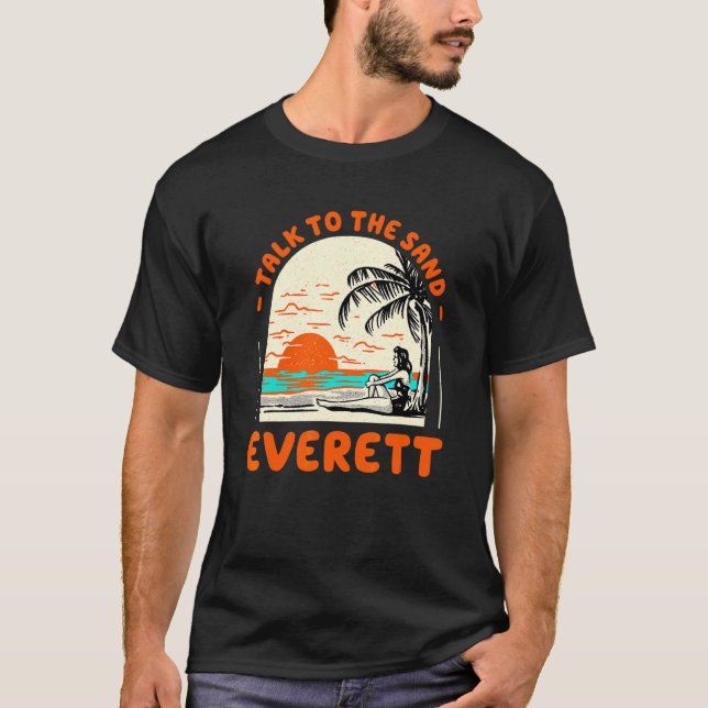Camiseta Fale Com O Sand Everett Beach Washington Ocean Su (Frente)
