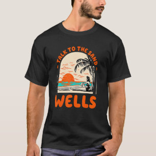 Camiseta Fale Com O Sand Wells Beach Maine Ocean Summer Sa