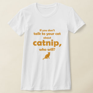 Camiseta "Fale com o Seu Gato..."