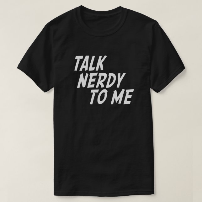 CAMISETA FALE COMIGO COM NERDY (Frente do Design)