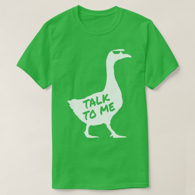 Camiseta Fale comigo ganso 4 (Frente do Design)