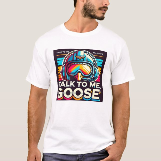 Camiseta Fale Comigo Goose - Exército Especial (Frente)