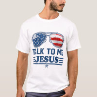 Fale comigo Jesus Óculos, bandeira cristã 4