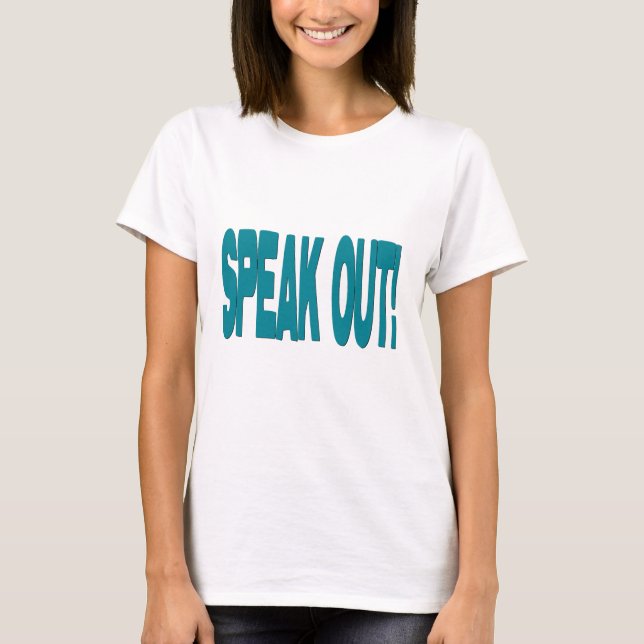 Camiseta Fale fora do T-Shirt (Frente)
