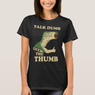 Camiseta Fale Idiota Para Pegar O Dinossauro